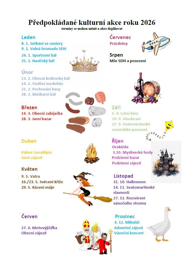 Kulturní akce 2026